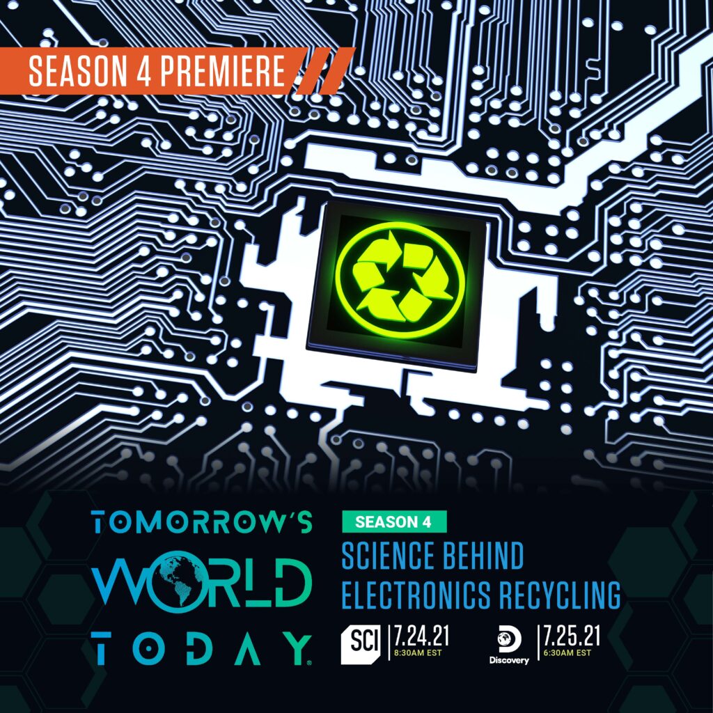 Tomorrow's World Today Season 4 Premiere - Science behind electronics recycling.